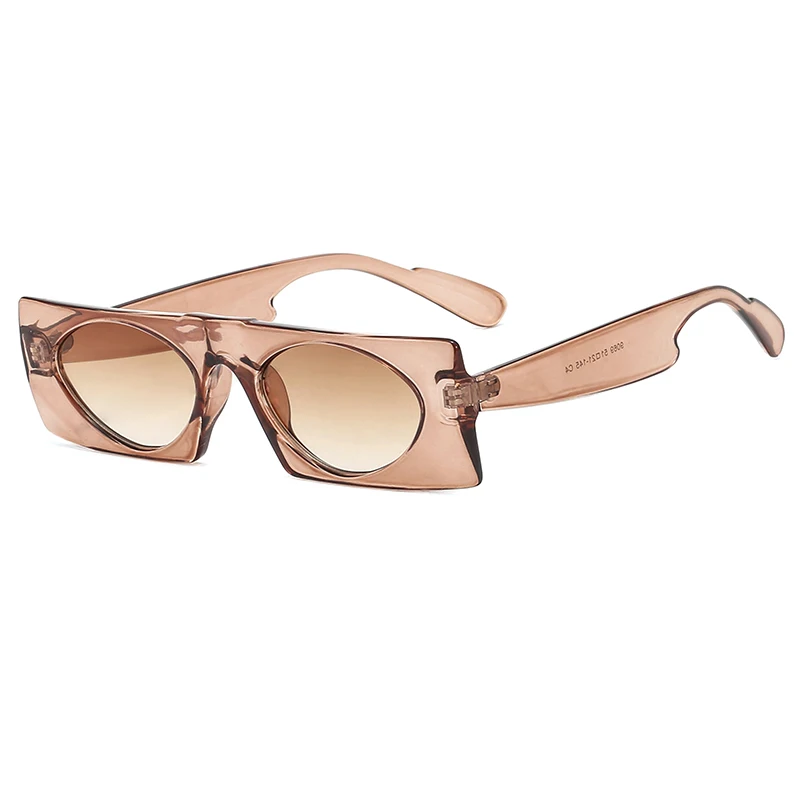 Очки солнцезащитные женские прямоугольные в винтажном стиле модные