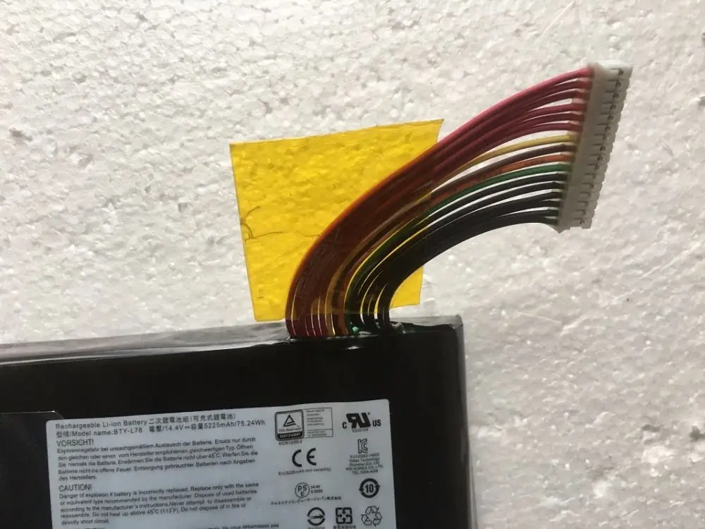 Внешняя Аккумуляторная Батарея SupStone для MSI BTY-L78 6QE GT62VR GT80-2QE GT73VR 6RF 7RE GT80S-6QD 1814 1815 17A2