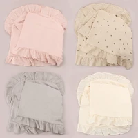 140x140cm baby muslin receiving blanket soft cotton swaddle wrap print sleeping bag infants bath towel stroller cover 87hd
