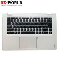 palmrest white upper case with czech keyboard touchpad for lenovo ideapad yoga 510 14ikb isk ast flex 4 1470 c cover 5cb0l67138