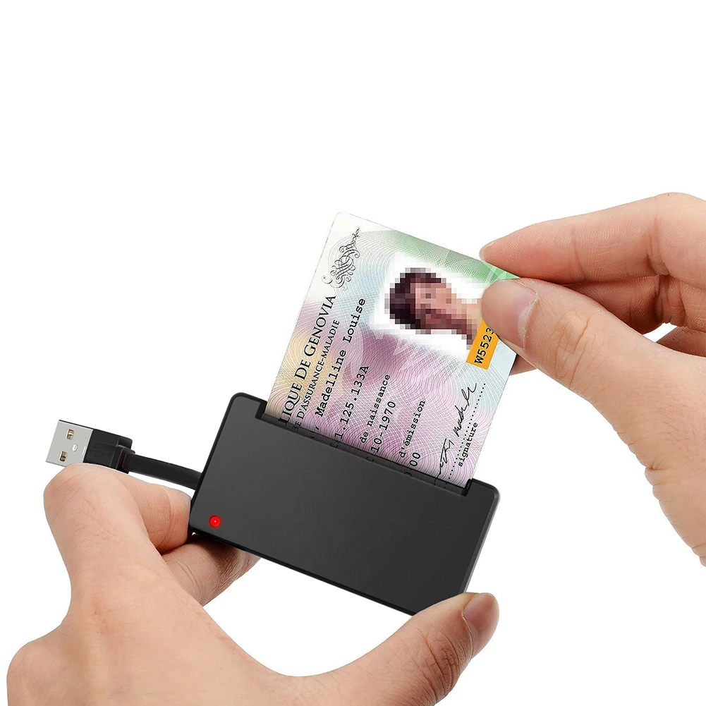 

USB 2.0 Smart Card Reader Memory for IC ID Bank Card EMV Electronic DNIE SIM Cloner Connector Adapter for PC Computer