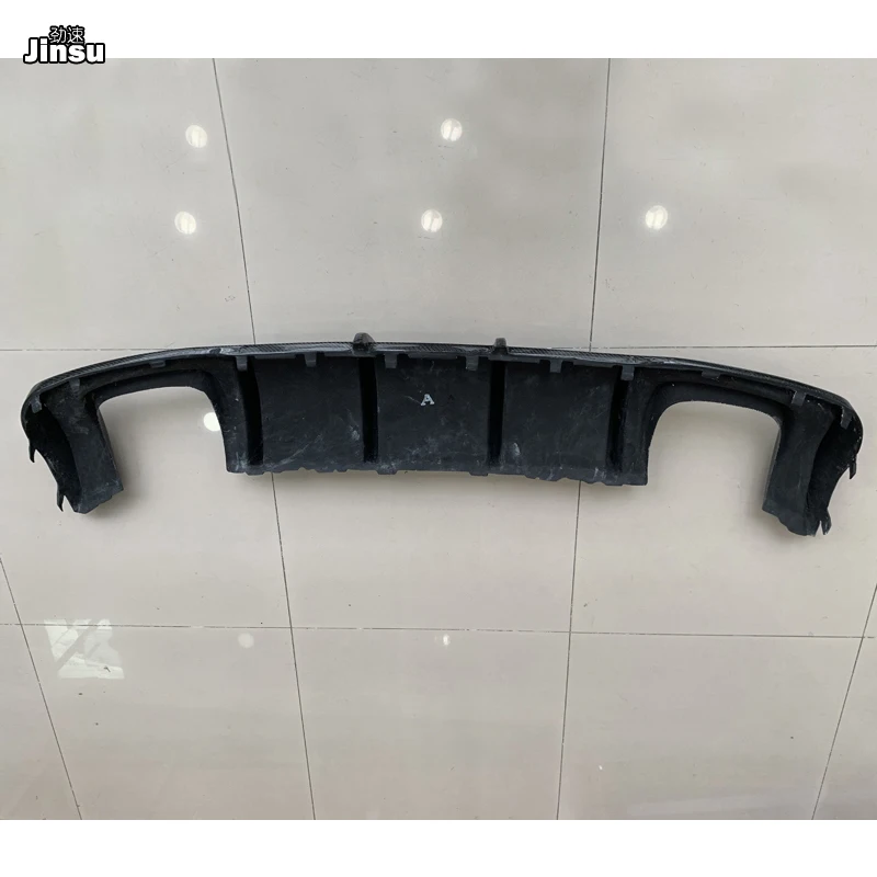 Carbur style Carbon fiber Car Rear Bumper Spoiler Lip For Audi A3 sedan limousine sport Diffuser S3 8V 2017 2018 2019 | Автомобили и