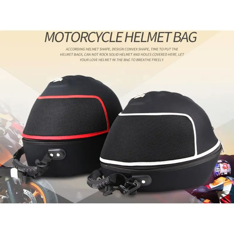 

Motorcycle Helmet Bag Rear Tail Tool luggage Bags Waterproof Portable Handbag Mo