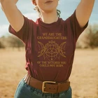 Женская готическая рубашка в стиле стимпанк с ведьмой