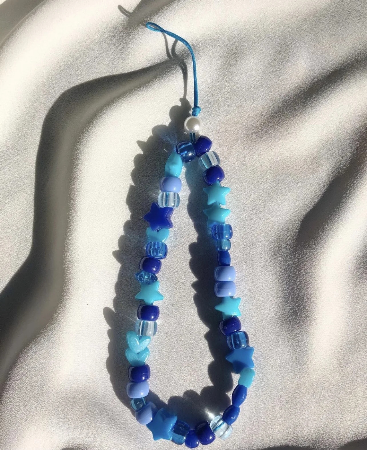 

Cell Phone Anti-lost Chain Wrist Chain Trend Colorful Letter Star Beaded Earphone Chain Bracelet