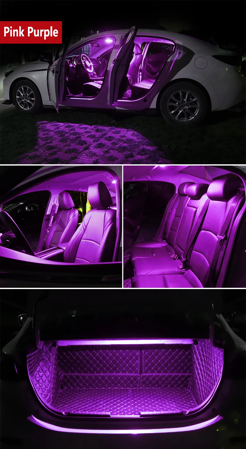 Canbus для Toyota Corolla 2003-2020 Автомобильный светодиодный внутренний купол карта