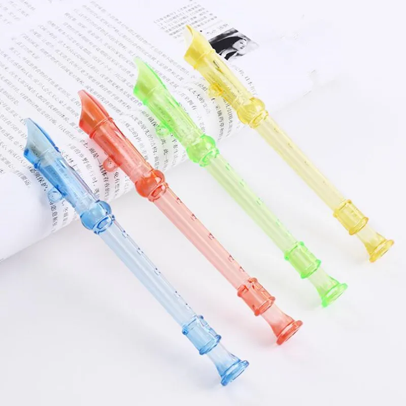 

Children Candy Color Transparent Flute Kids Educational Toy Mini Indtrument Gift Party Favors Christmas Halloween Birthday