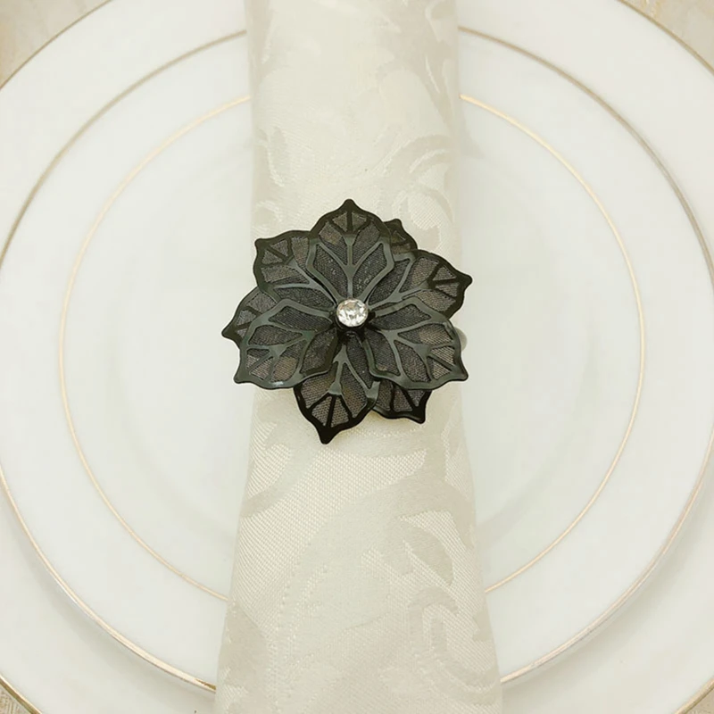 8 шт. 3D Цветочные фотокольца держатель кольцо для обеденного свадебного