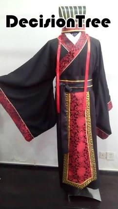 Мужской костюм Китайская традиционная одежда Новинка hanfu хлопковая одежда Императорский принц косплей костюм халат