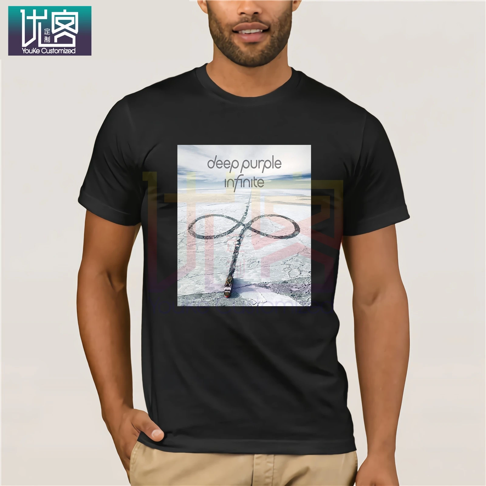 Повседневные футболки темно фиолетового цвета одежда из 100% хлопка футболка