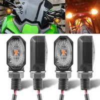 4pcs universal motorcycle led turn signals lights mini flasher indicators motorbike directional lamps accessories