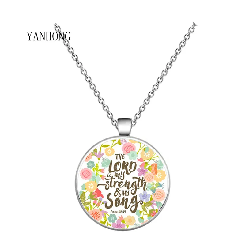 YANHONG Christian jewelry Inspirational Jesus Vintage Chain Necklace Faith Bible Pendant She believed she could so did. | Украшения и