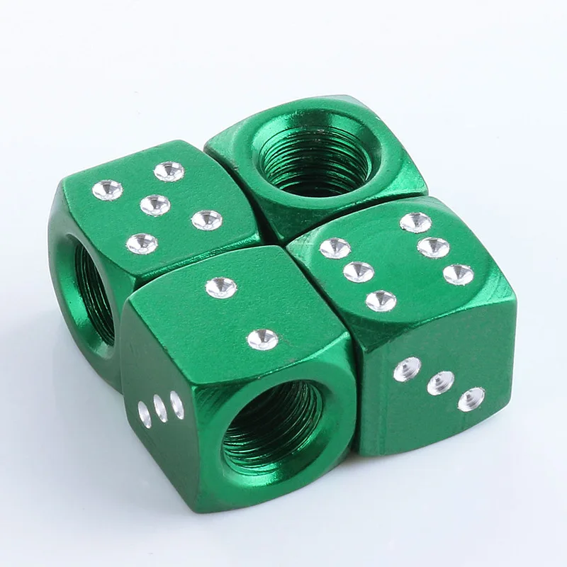 

1PC Dice Valve Caps High Quality Tire Air Valve Stem Caps Car Trunk Mountain Road Bike Bicycle Wheel Rims Accessories