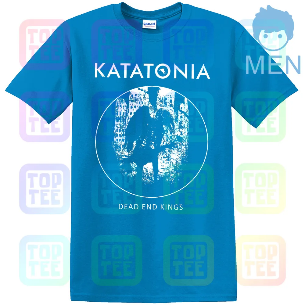 MEN-ROYAL BLUE Кататония-тупые короли-прогрессивный рок,-Opeth, T_ рубашка-Размеры: от S до 7xl-показать название оригинала - Цвет: MEN-ROYAL BLUE