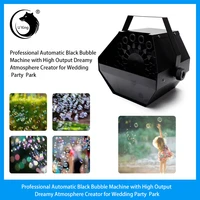 uking professional automatic black bubble machine high output dreamy atmosphere creator for wedding party park