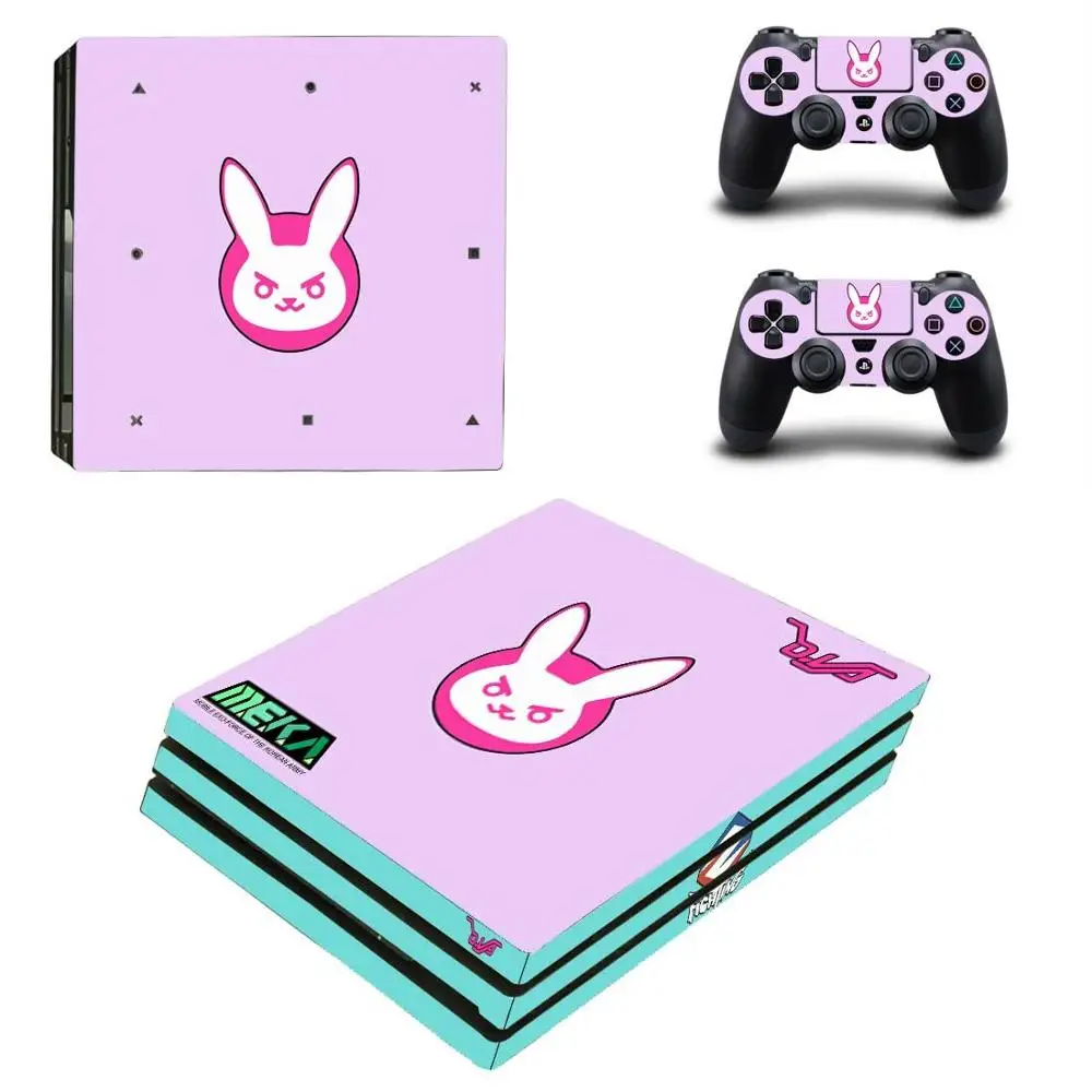 PS4 Pro sticker s Overwatch Play station 4 Skin OW наклейки Pegatinas для playstation консоли и контроллера| |