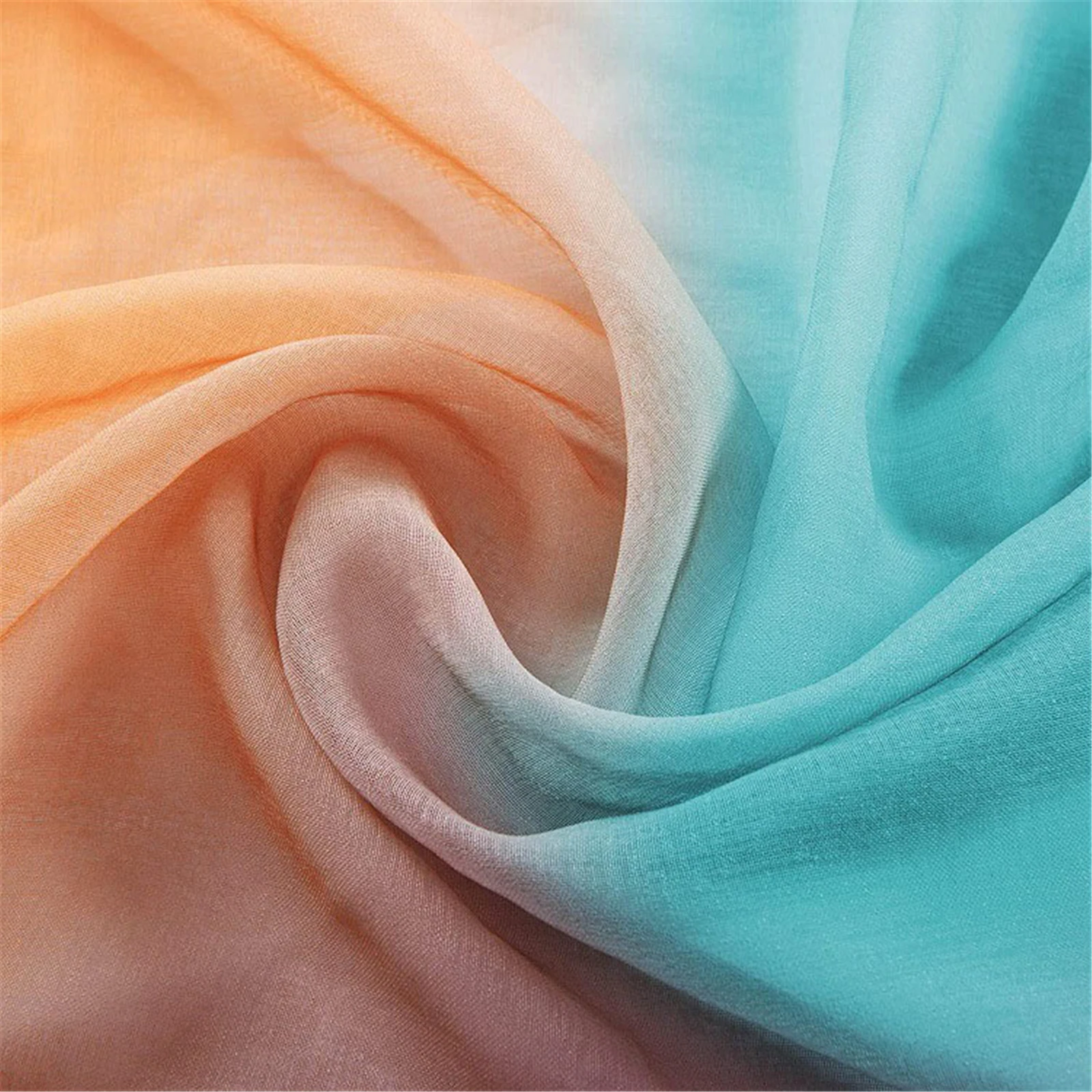 

Sheer Curtains Purple Pink Gradient Tulle Curtains For Living Room Bedroom Kitchen Home Hotel Coffee Decor Blue Orange Color