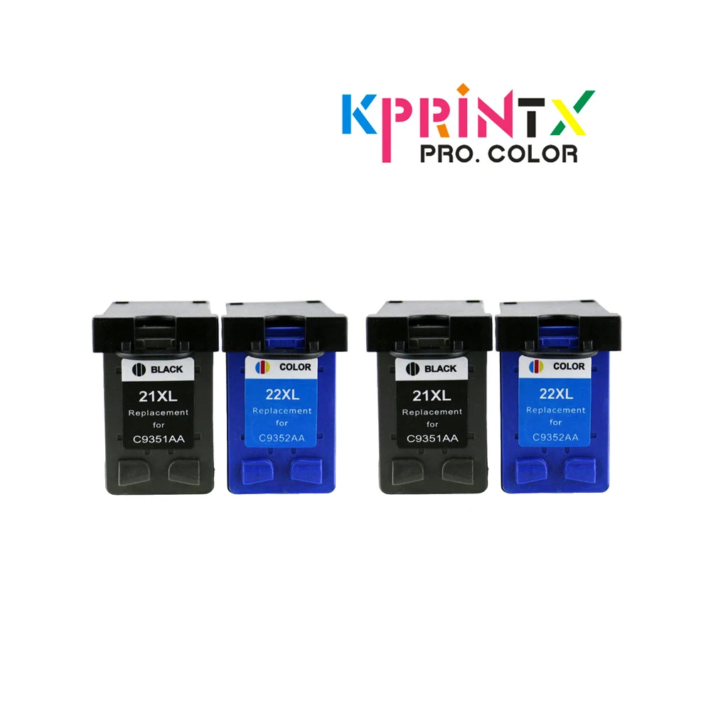 Сменный чернильный картридж совместимый с hp21 21xl 22xl Deskjet F2180 F2200 F2280 F4180 F300 F380 380