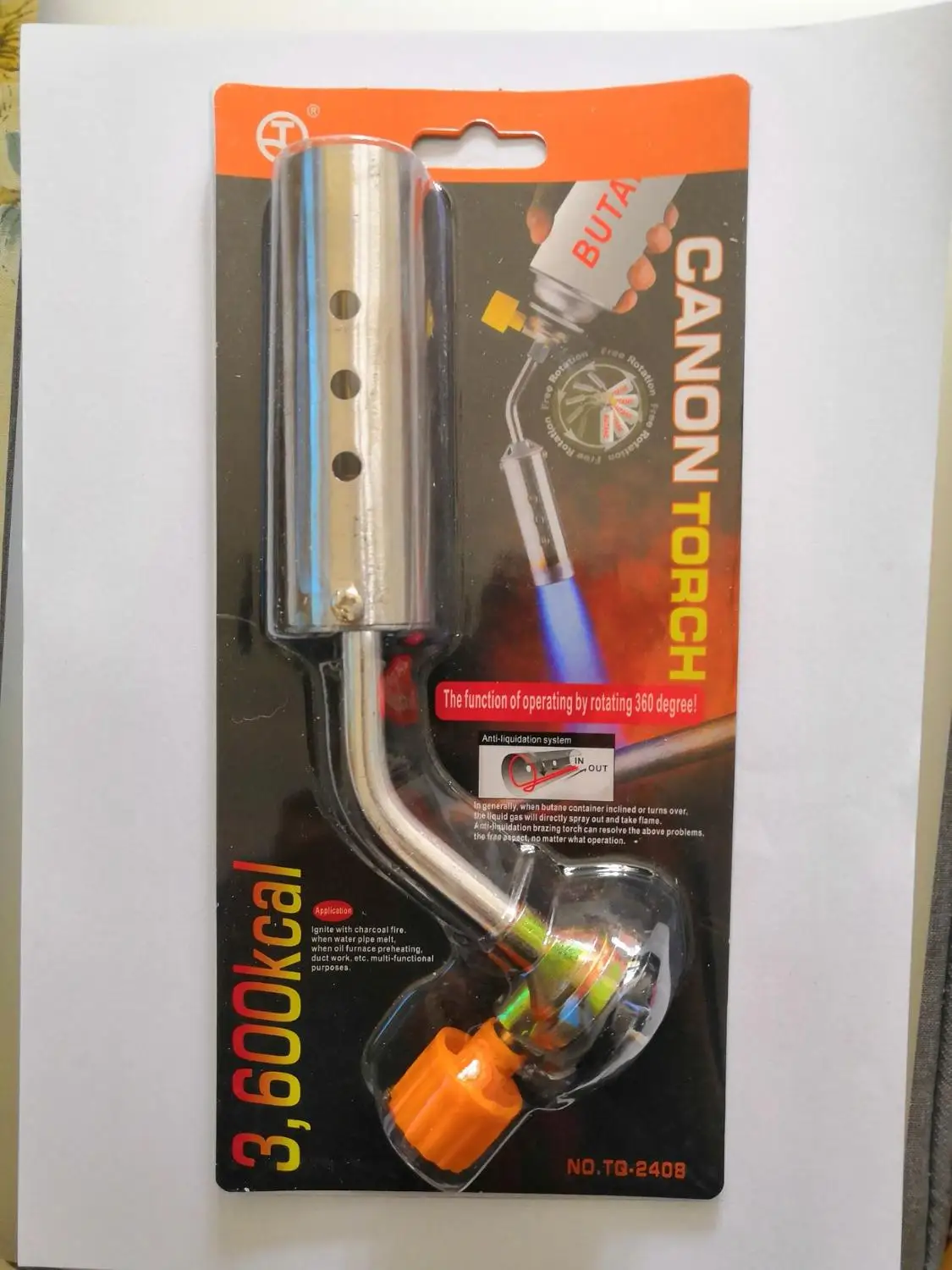 Газовый фонарь Blow Flame Gun 2408 для приготовления пищи паяльник Бутан автозажигание