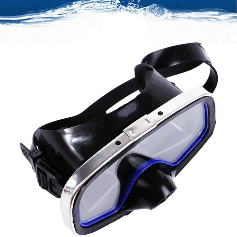 Маска для ныряния с трубкой подводного плавания из закаленного стекла