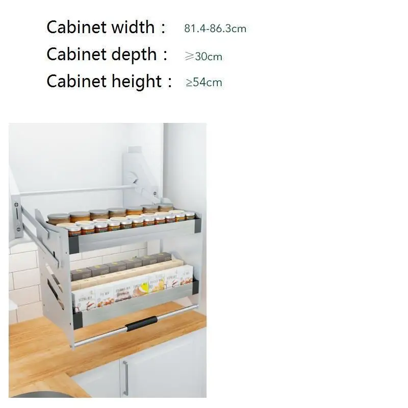 

Armario De Cocina Despensa Pantry Pantries And Storage Stainless Steel Hanging Organizer Cozinha Cuisine Kitchen Cabinet Basket