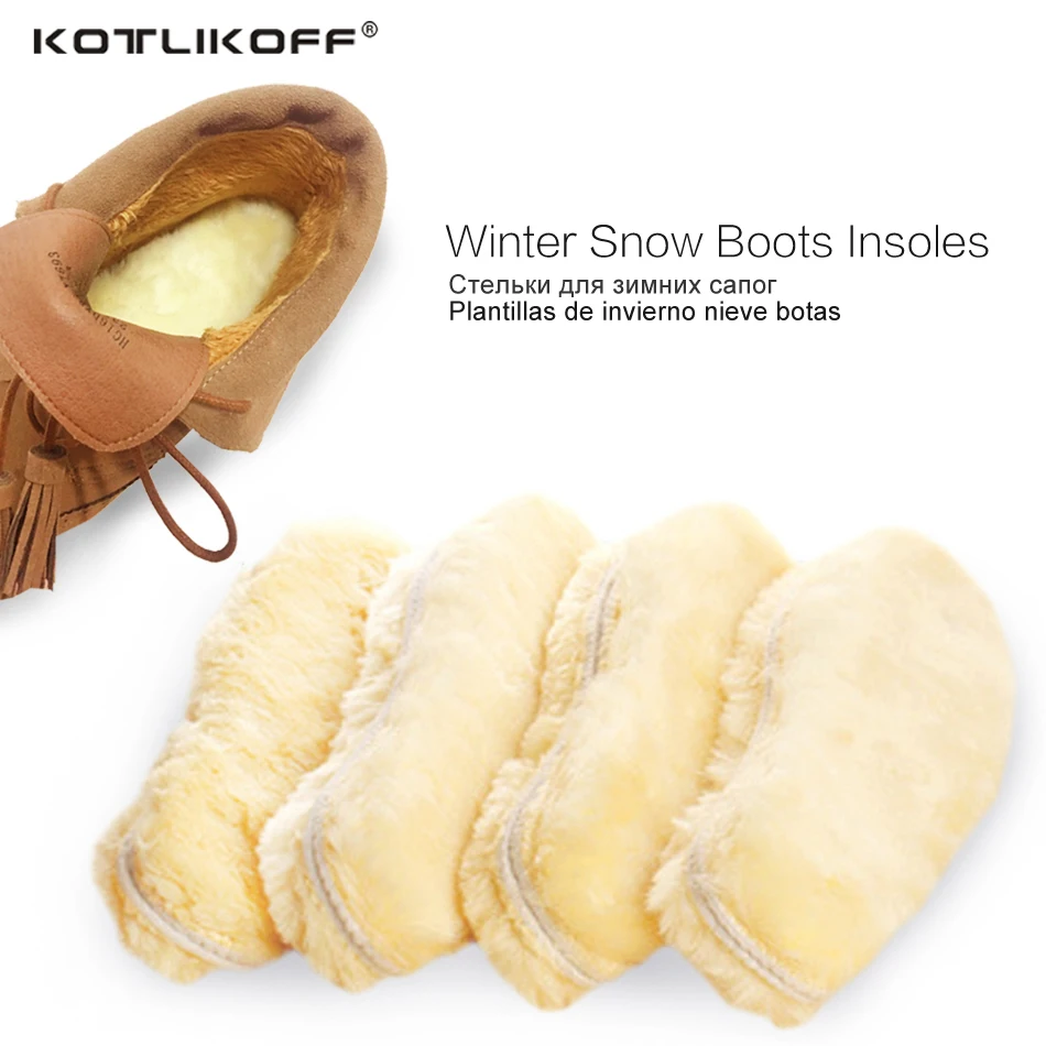 Keep Warm Heated Insole Thicken Soft Winter Snow Boots Pad Sole Cashmere Thermal Insoles For Man Woman Heating Insole Insert