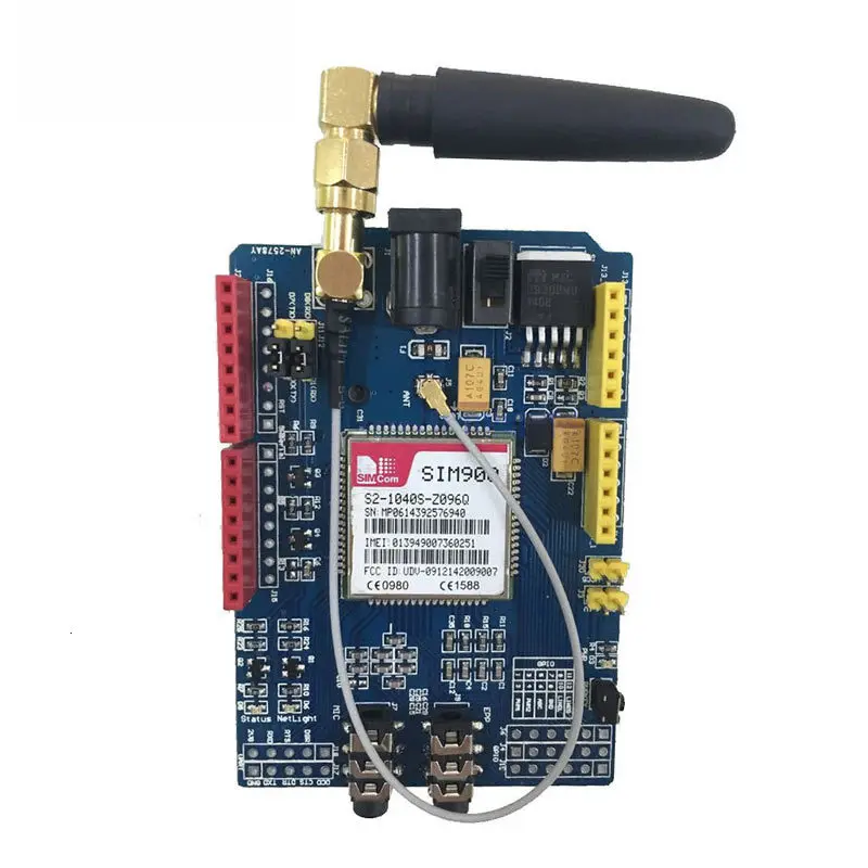 Макетная плата Sim900 850/900/1800/1900 МГц Gprs/gsm комплект модуля для Arduino|Аксессуары