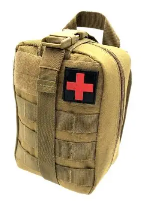 tan Открытый Многофункциональный поясной пакет Molle наборы для выживания скалолазание кемпинг талии аптечка Molle сумка тактическая медицинская сумка - Цвет: tan
