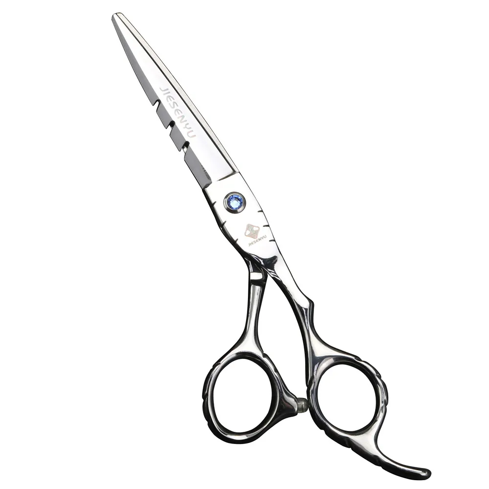 cutting scissors Серебристый 6 дюймов blue diamond Парикмахерские ножницы Профессиональные салонные парикмахерские Парикмахерские ножницы для волос - Цвет: cutting scissors