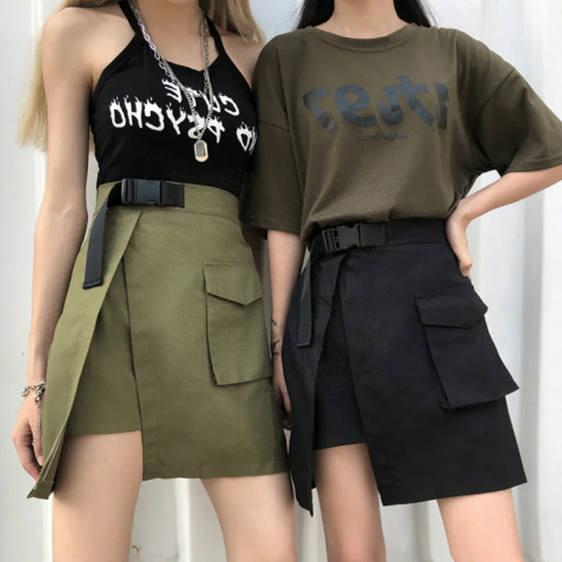 Необычные женские сапоги в темно зеленом цвете юбка шорты с карманами высокой