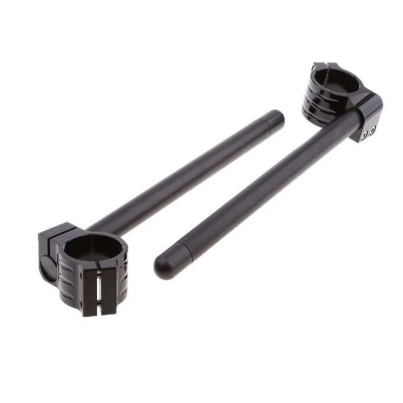 клипоны для мотоцикла Мотоциклетные Рули Cafe Racer регулируемые с ЧПУ 31 32 33 35 36 37 39 41 43