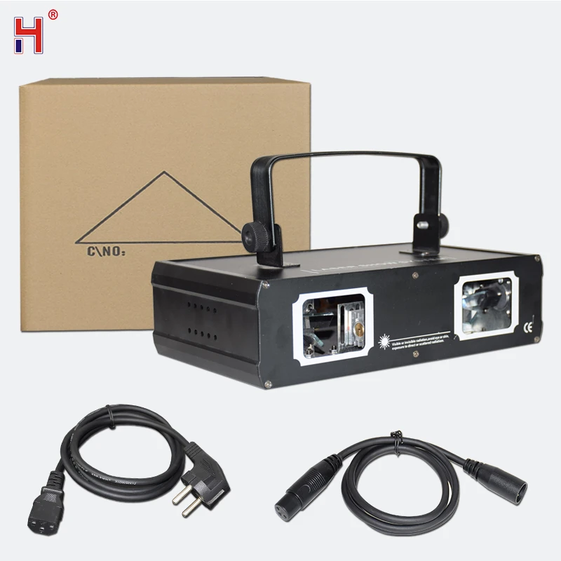 Мощный лазерный проектор Dj light s 2-Lens RG Color DMX Controller диско-светильник для вечеринок