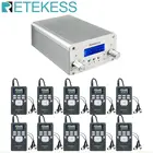 Беспроводной FM-трансмиттер Retekess TR501, 6 Вт + 10 шт. PR13