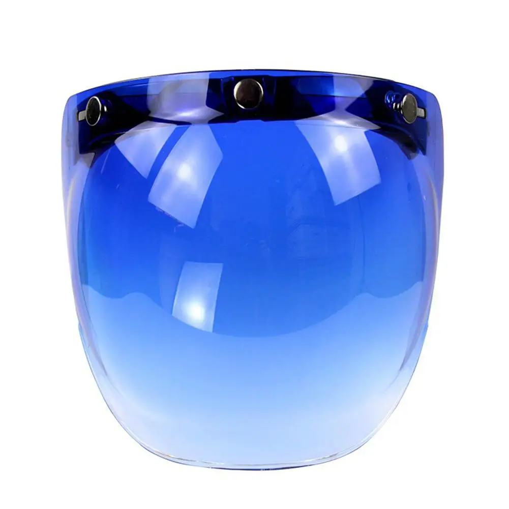 Мотоциклетный шлем объектив с открытым лицом козырек Объектив Ретро 3 snap