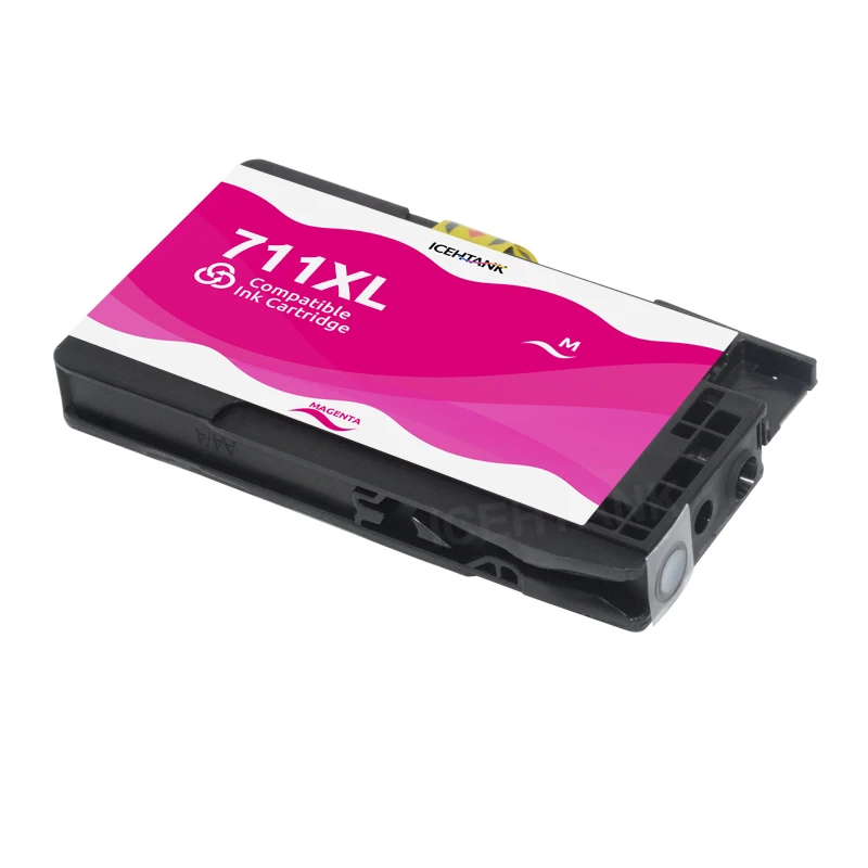 Картридж чернильный Icehtank совместимый с HP 711 и 711XL 4 шт. для DesigJet T120 T520 24/ 610/ - купить