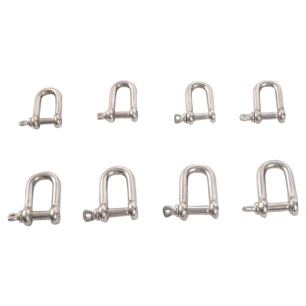 Металлическая Съемная Летающая веревка для птиц u-образная Подкова с пряжками