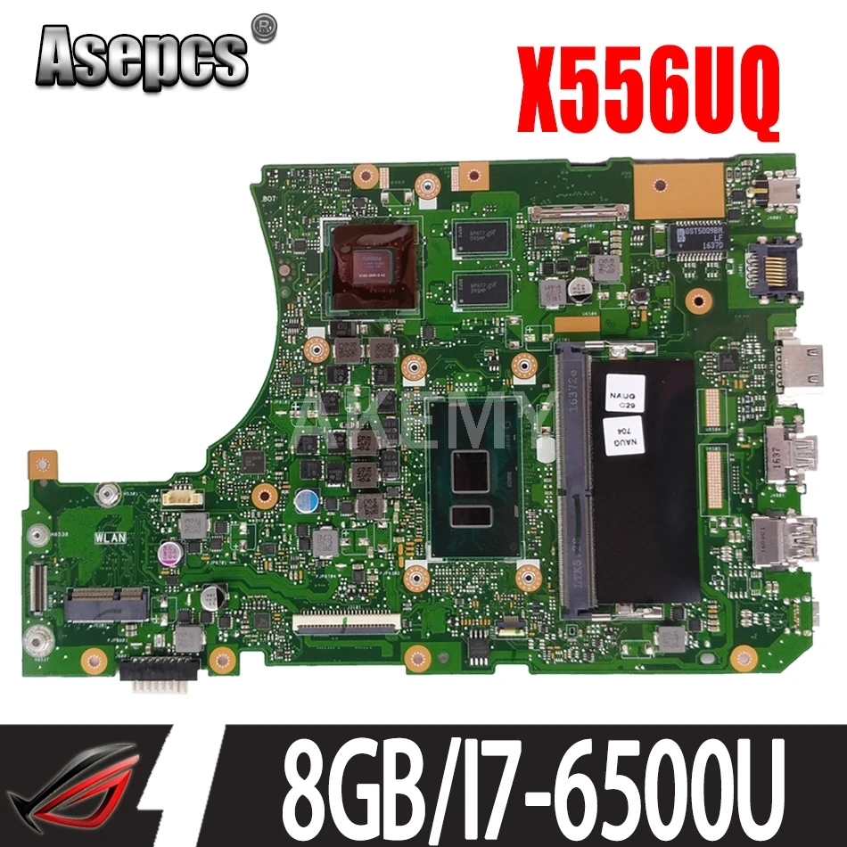 

X556UQ 8G / I7-6500U (V2G) DDR4 для Asus X556UV X556UJ X556UJ X556UF материнская плата Mainboard 90NB0BH0-R00040