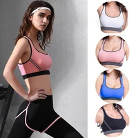 new shockproof beautiful back gathered comfortable breathable ladies sports underwear home yoga running fitness sexy woman bra