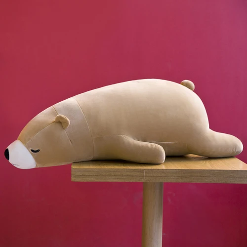 Brown Bear No Tee Плюшевая подушка полярный медведь мягкий плюшевый медведь набивное животное игрушечное плюшевое мягкое обнимающее Подушка подарок для детей/дней рождения/праздников - Цвет: Brown Bear No Tee