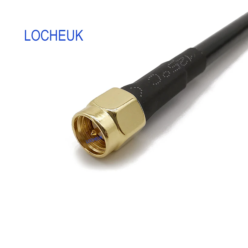 SMA штекер в SMA штекер M/M RF коаксиальный кабель для пигтейлов разъем LMR195 WiFi антенна для беспроводного маршрутизатора удлинитель Перемычка провода