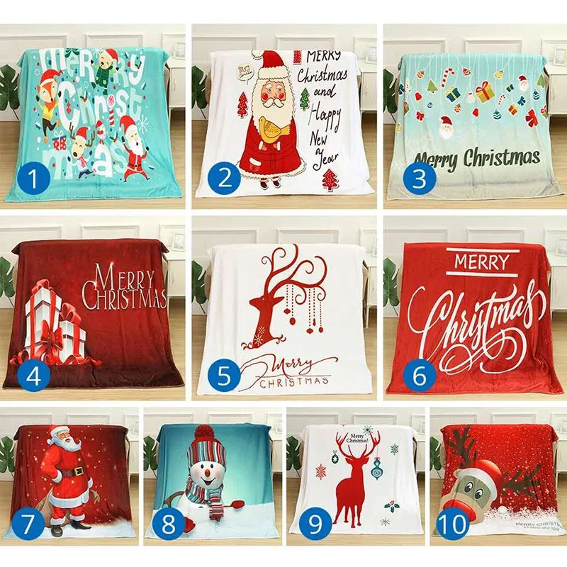 

Blanket Christmas Autumn and Winter Warm sofa Cover Blanket for kids christmas decoration
