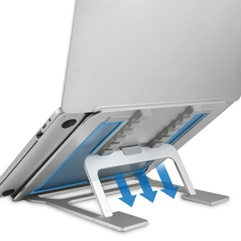 

Laptop Stand Aluminum Laptop Stand Six-Speed Height Adjustment Laptop Holder for Pro and Most Laptops