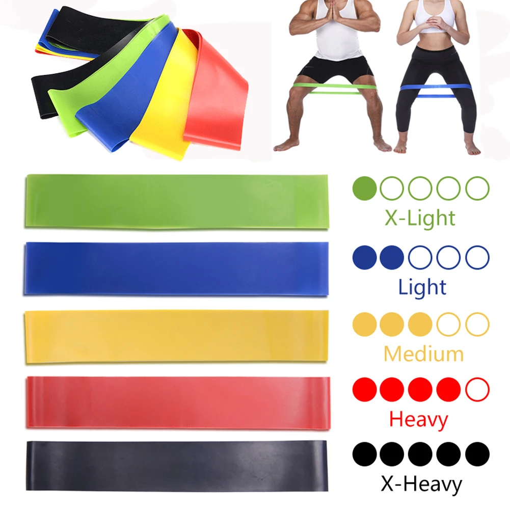 

Resistance Loop Bands Latex Exercise Bands for Home Fitness Stretching Workout Yoga Pilates Bands 23.6" x 2"
