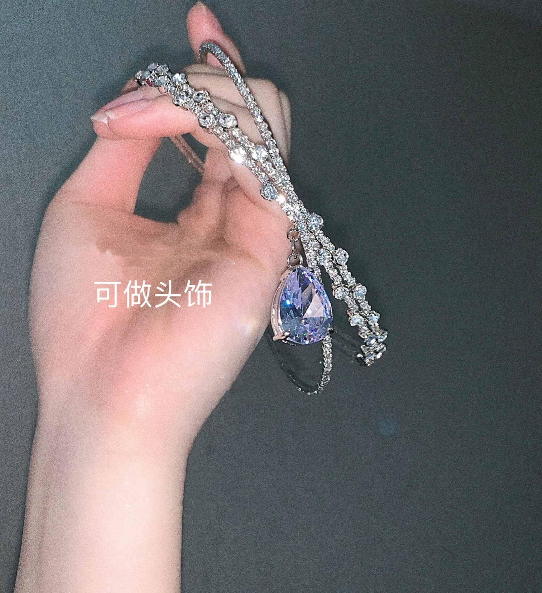 

New Korean Sweet Rhinestone Choker Necklace Drop Pendant Girlfriend Gift Torques Cute Short Necklace Jewelry Collier Femme 2021