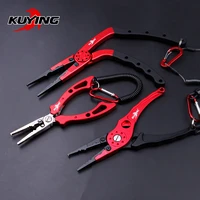 kuying air aviation aluminum stainless super light fishing pliers plier tool tackle line scissors cutter lure picker