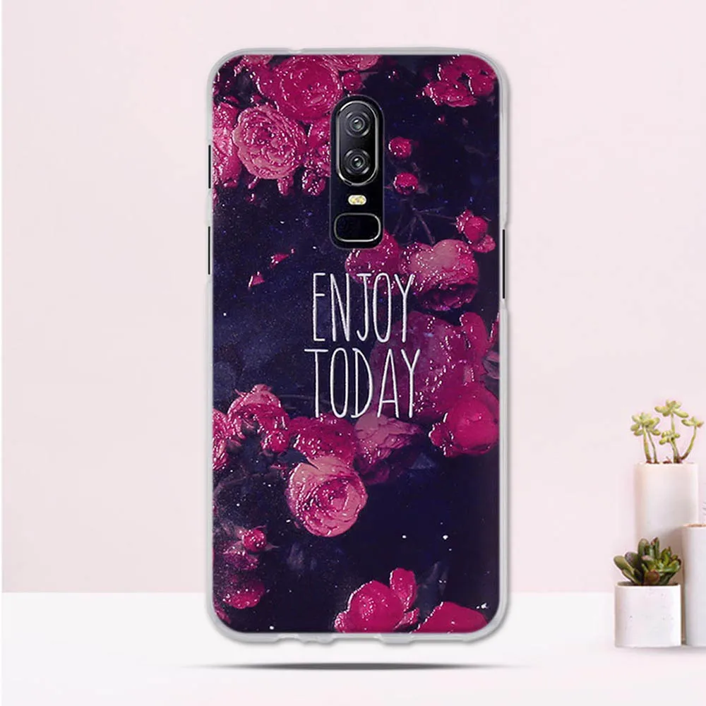 Cover for One plus 6 Case Oneplus Shockproof Transparent Silicone TPU Bumper Fundas Phone For | Мобильные телефоны и