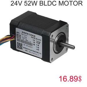 Brushless DC motor for industry 24V 4000r 52w  Permanent magnet BLDC  motor Low-voltage high-speed DC motor Made in China BLDC