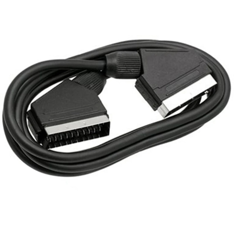 21 pin RGB кабель Scart со шнуром 1 5 м (все контактные проводные экранированные) для