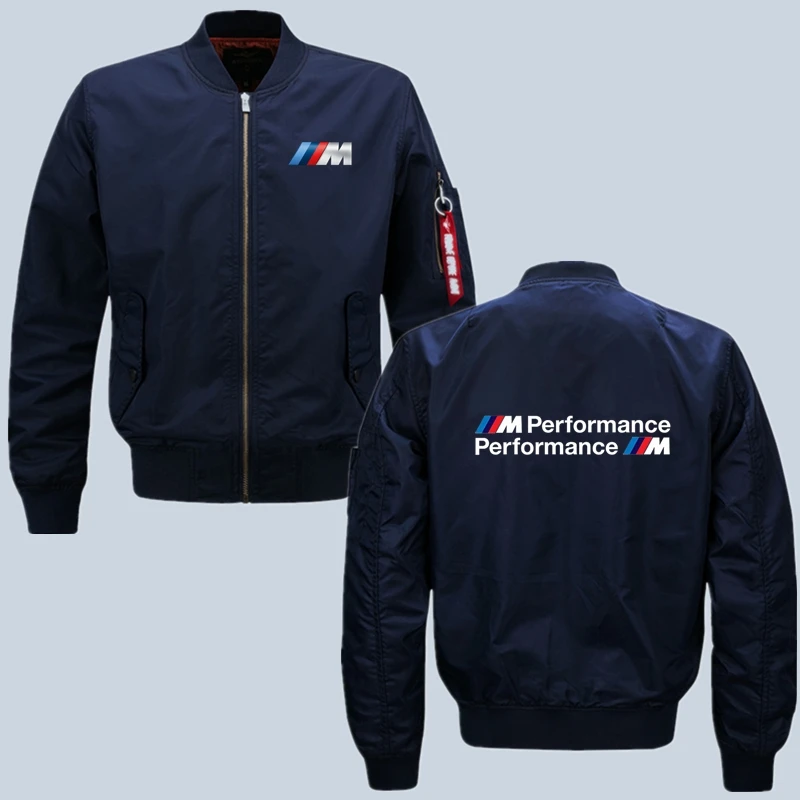 

2021 New Men Jacket Flight Suit BMW Logo Custom Made Brand Printing Men Clothing Keep Warm Comfortable Man Zipper Jacket Selling