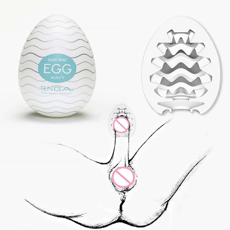 TENGA Eggs Мужской мастурбатор реалистичный Вагина большой фаллоимитатор для